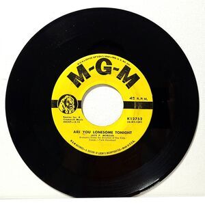Jaye P. Morgan 45 Are You Lonesome Tonight / Miss You on MGM VG+ Pop
